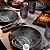Kit 6 e 12 Prato Raso Para Churrasco em Porcelana Preto Tramontina - Imagem 9