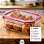 Conjunto 5 Pote Vidro Hermético Borossilicato Jogo Kit Marmita Forno Microondas Freezer Valvula de Vapor - Imagem 8
