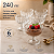 Kit 6 Taças Jogo de Sobremesa Vidro 240ml - Imagem 2