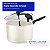 Pipoqueira Loreto Tramontina Em Alumínio Com Revestimento Antiaderente Starflon Max E Tampa De Vidro Temperado - Imagem 8