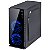 Gabinete Gamer VX Crater Preto com LED Azul USB 3.0 Janela Lateral em Acrílico - Imagem 3