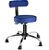 Cadeira Mocho Plus Bege Base Cromado - Imagem 4
