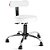 Cadeira Mocho Plus Bege Base Cromado - Imagem 2