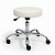 Cadeira Mocho Banqueta Giratória Profissional – Base Cromada - OFF - White - Imagem 1