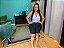 Short Bermuda Detalhe Com Botão Plus Size - Imagem 1