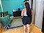 Short Bermuda Detalhe Com Botão Plus Size - Imagem 4