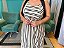 Vestido Longo Listrado Plus Size - Imagem 6