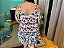 Vestido Estampado  Alcinha Ombro Caído Plus Size - Imagem 2