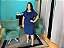 Vestido Canelado De Manga Plus Size - Imagem 4
