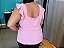 Blusa Regata Com Babado Na Alça Plus Size - Imagem 6