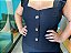 Cropped Detalhe Botões Com Babado Na Alça Plus Size - Imagem 6