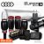 KIT 4 / AirRide Super Black 10 + FlatTank + Compressor 585xc | Audi - Imagem 1