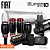 KIT 4 / AirRide Super Black 10 + FlatTank + Compressor 585xc | Fiat - Imagem 1