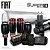 KIT 4 / AirRide Super Black 10 + FlatTank + Compressor 585xc | Fiat - Imagem 1