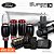 KIT 4 / AirRide Super Black 10 + FlatTank + Compressor 585xc | Ford - Imagem 1