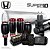 KIT 4 / AirRide Super Black 10 + FlatTank + Compressor 585xc | Honda - Imagem 1