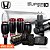KIT 4 / AirRide Super Black 10 + FlatTank + Compressor 585xc | Honda - Imagem 1