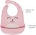 Babador De Silicone Com Pega Migalhas Gumy - Buba, Rosa, Tamanho único - Imagem 2
