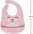 Babador De Silicone Com Pega Migalhas Gumy - Buba, Rosa, Tamanho único - Imagem 4