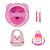 Kit Introdução Alimentar Bebê BLW Prato Copo Talher Babador - Imagem 6