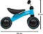 Bicicleta de Equilibrio 4 Rodas - Buba, Azul - Reembalado - Imagem 4