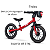 Bicicleta de Equilíbrio Infantil Balance Bike, Caloi Vermelha - Nathor - Imagem 2