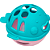 Mordedor em Silicone Com Chocalho - Buba, Azul/Rosa - Imagem 1
