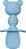 Kit Talheres Silicone Ursinho -Azul, Buba - Imagem 4