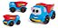 Caminhão Caçamba de Brinquedo - Tateti, Azul com Vermelho - Imagem 1