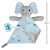 Naninha com Prendedor de Chupeta - Buba, Elefante Azul - Imagem 3