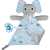 Naninha com Prendedor de Chupeta - Buba, Elefante Azul - Imagem 1