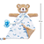 Naninha com Prendedor de Chupeta - Buba, Urso Azul - Imagem 3