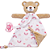 Naninha com Prendedor de Chupeta - Buba, Urso Rosa - Imagem 1