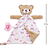 Naninha com Prendedor de Chupeta - Buba, Urso Rosa - Imagem 3