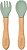 Kit Talheres em Silicone e Bambu - Buba, Verde - Imagem 1