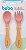 Kit Talheres em Silicone e Bambu - Buba, Rosa - Imagem 4