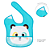 Babador com Bolso Zoo - Buba, Panda - Imagem 2