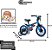 Bicicleta Infantil Aro 12 Veloz - Nathor - Imagem 3