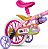 Bicicleta Infantil Princesas Aro 12 Nathor - Imagem 3