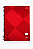 Caderno Universitário Quadriculado 0,5mm Zip Vermelho 96 Folhas - Imagem 1