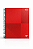Caderno Universitário Zip 10 Matérias 160 Folhas Vermelho - Imagem 1