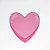 MOUSE PAD PINK VIBES CORACAO BLISTER UND LETRON - Imagem 1
