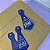10un Tag Gravata Hot Stamping "Pai Especial" Azul Escuro - Coleção Dia dos Pais - Imagem 3