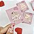 10un Mini Cartão Hot Stamping "Eu Amo Você" Rosa - Coleção Dia dos Namorados - Imagem 2