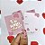 10un Mini Cartão Hot Stamping "Eu Amo Você" Rosa - Coleção Dia dos Namorados - Imagem 1