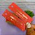 Tag Palito Hot Stamping Dourado "Contém Muito Amor" vermelho - Imagem 3