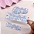 Tag Palito Hot Stamping "Feliz Dia das Mães" Azul - Coleção Dia das Mães - Imagem 1