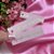 Tag Palito Hot Stamping "Feito com Amor" Rosa - Imagem 1