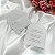 Postal Agradecimento Hot Stamping "Obrigada" Branco - Imagem 1