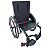 Cadeira de Rodas Monobloco SUPREMA (40x42x36) Preta Smart - Imagem 2